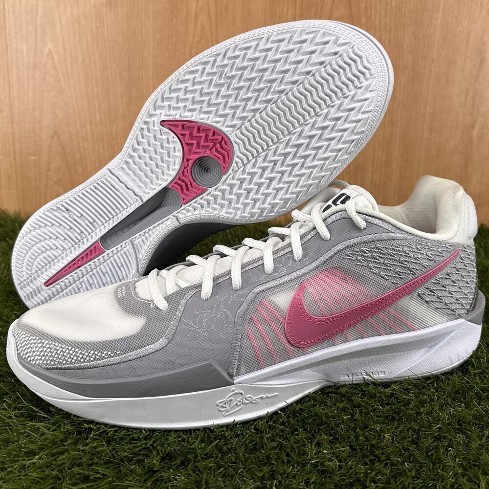 Nike Sabrina 2 Lily Pink Grey Basketball Shoes FQ2174-100 Women's 12.5/Men's 11